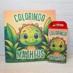 Livro de Colorir Dinossauros