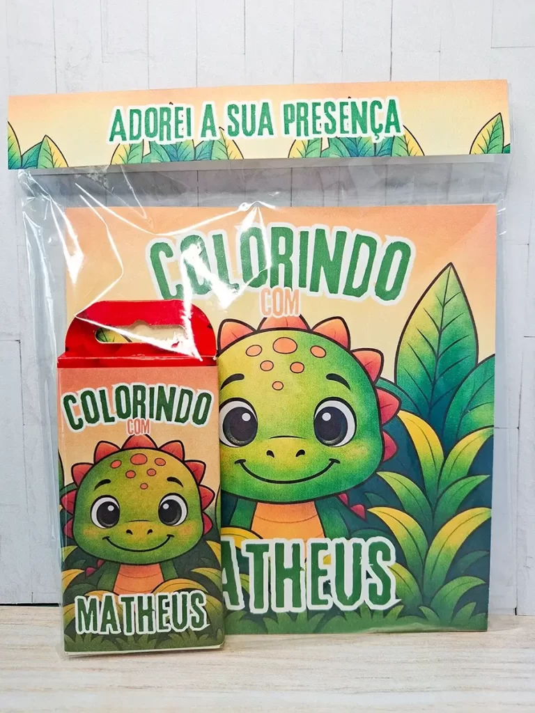 Livro de Colorir Dinossauros