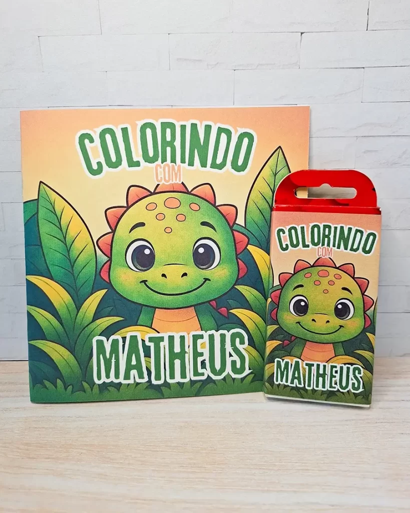 Livro de Colorir Dinossauros