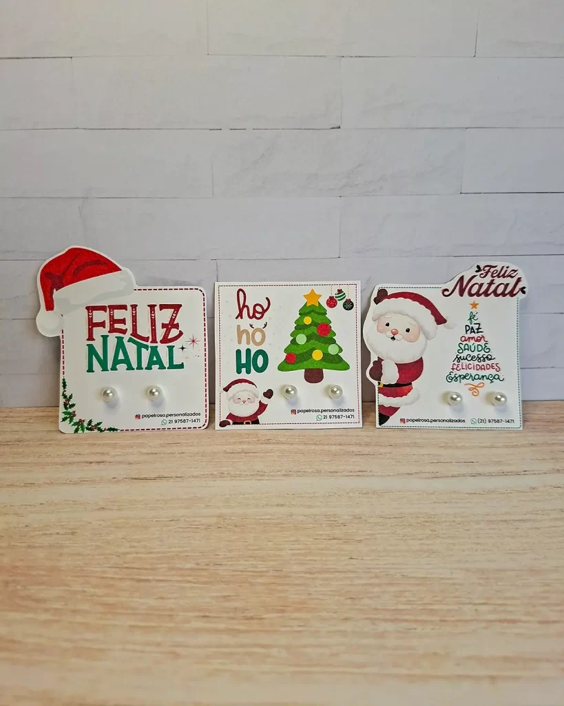 Card Brinco Pérola Natal