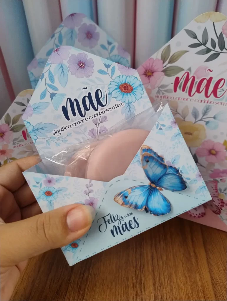 Caixa Envelope Dia das Mães