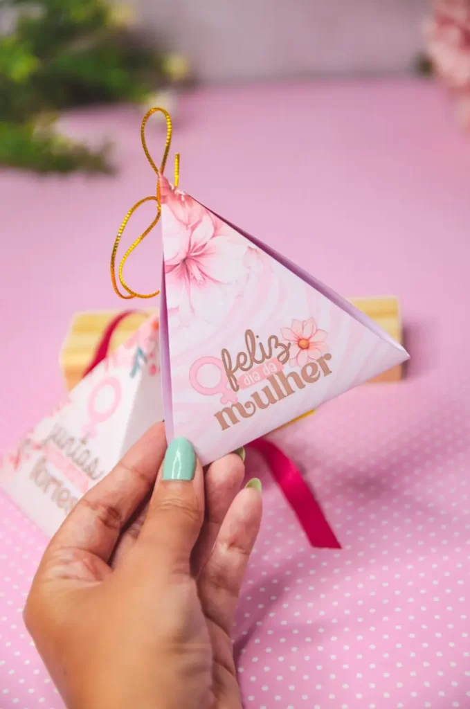 Caixa Pirâmide - Porta Bombom