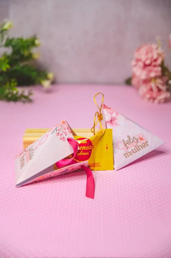 Caixa Pirâmide - Porta Bombom