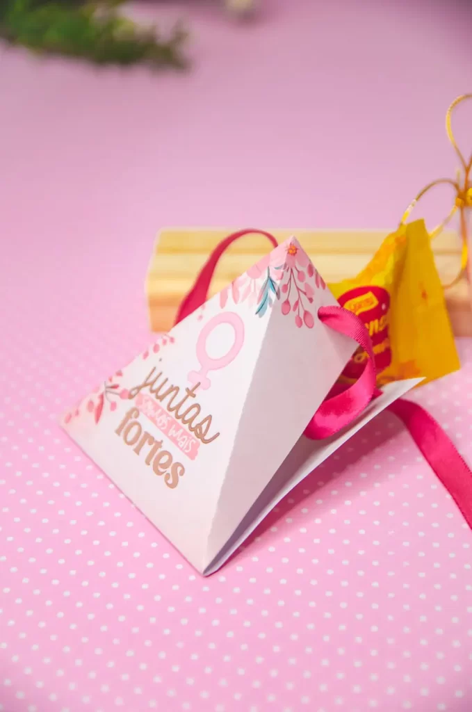 Caixa Pirâmide - Porta Bombom