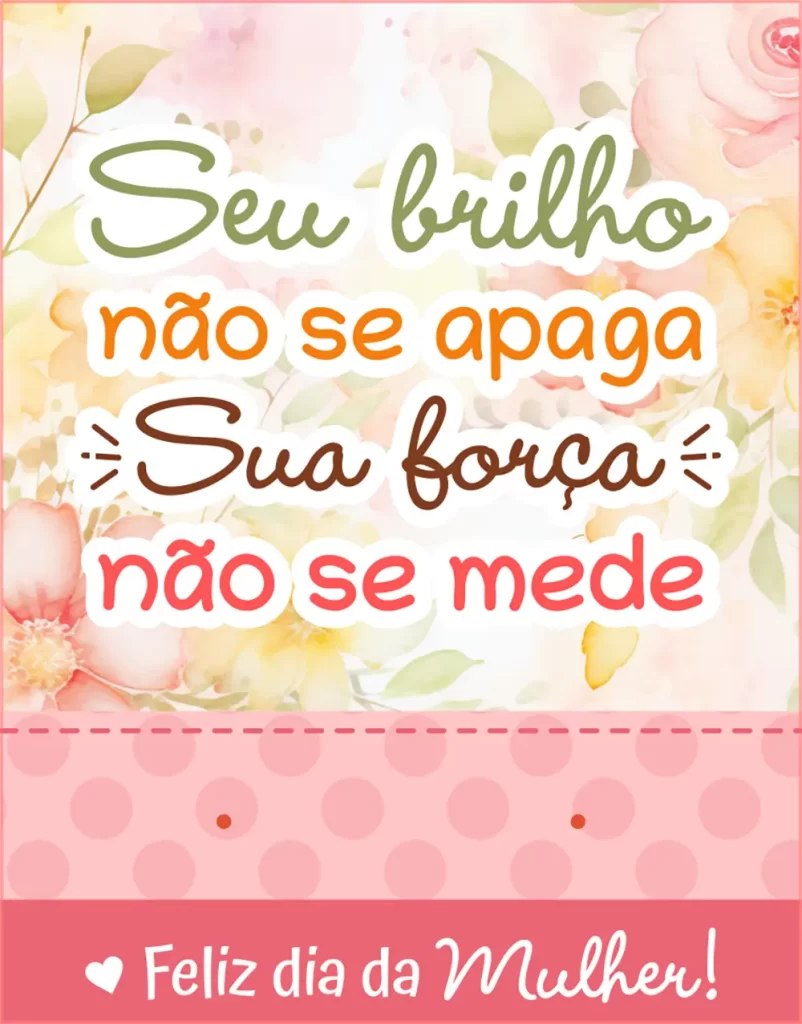 Card com brinco de Pérola - Dia das Mulheres