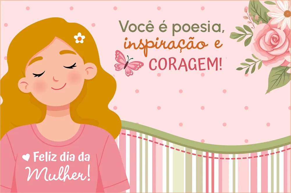 Card Anotações - Dia das Mulheres