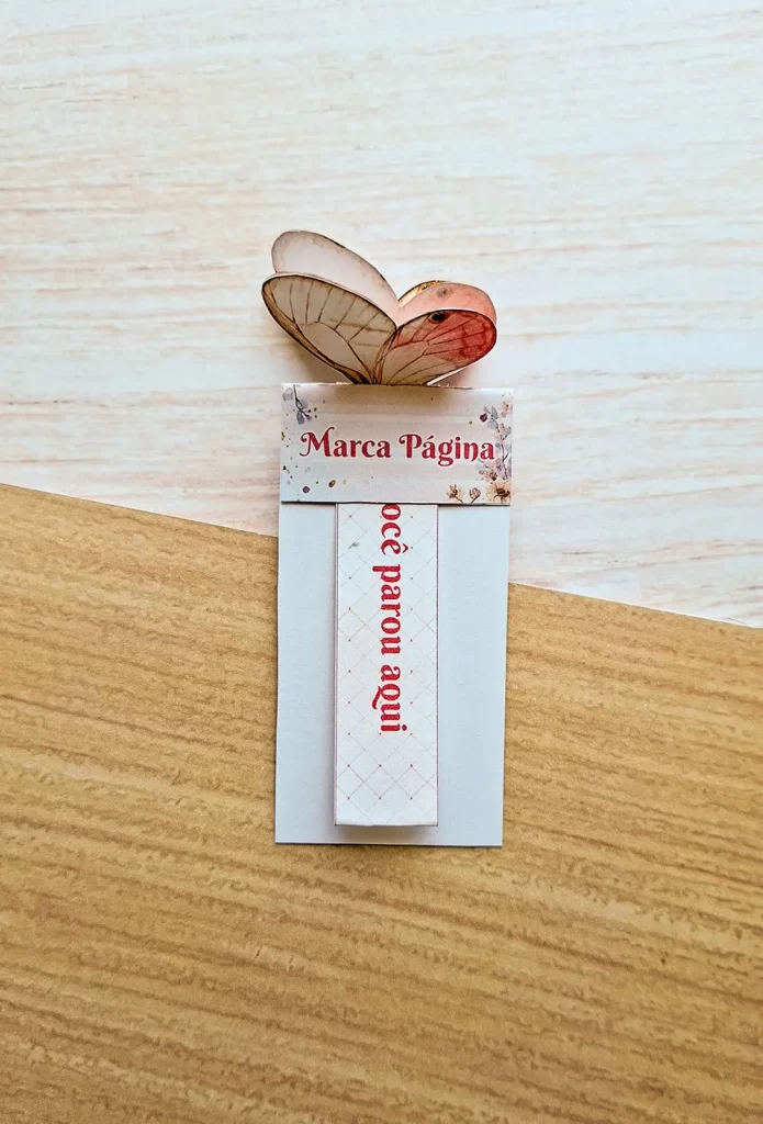 Marca Página Borboleta 3D