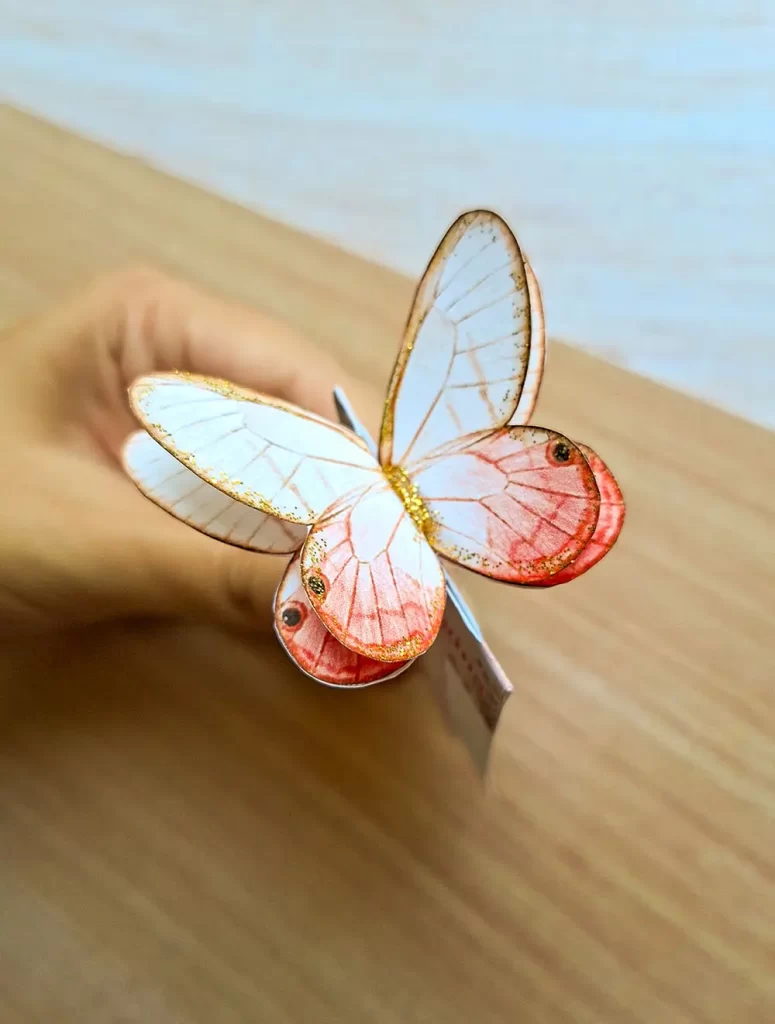 Marca Página Borboleta 3D