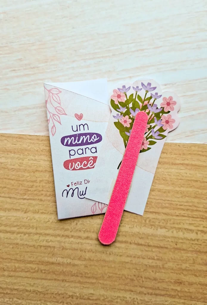Porta Mini Lixa Buquê