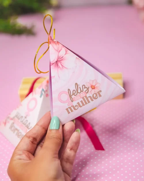 Caixa Pirâmide - Porta Bombom