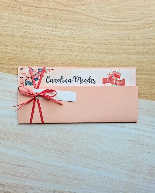 Convite 15 Anos Charmoso