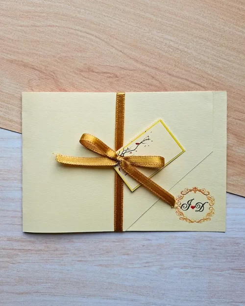 Convite Casamento Pequeno Diagonal