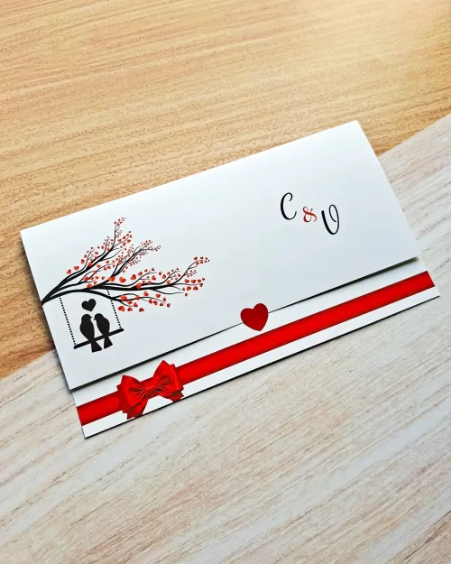 Convite Casamento Tipo Carta Pássaros