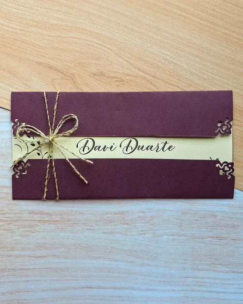 Convite Modelo Janela Aniversário Casamento Bodas