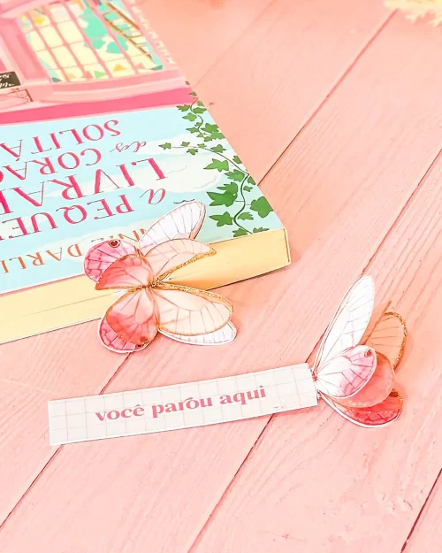 Marca Página Borboleta 3D